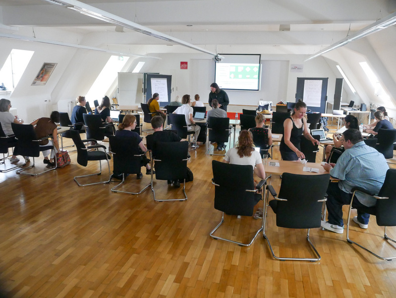 Workshops and talks background