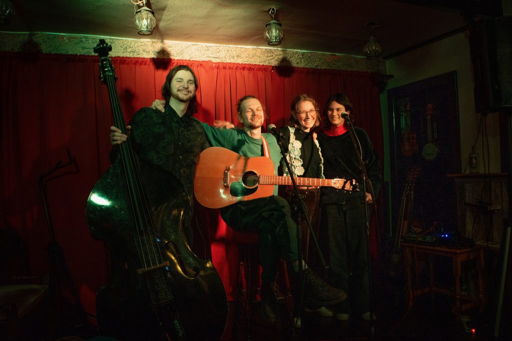 Band after a concert